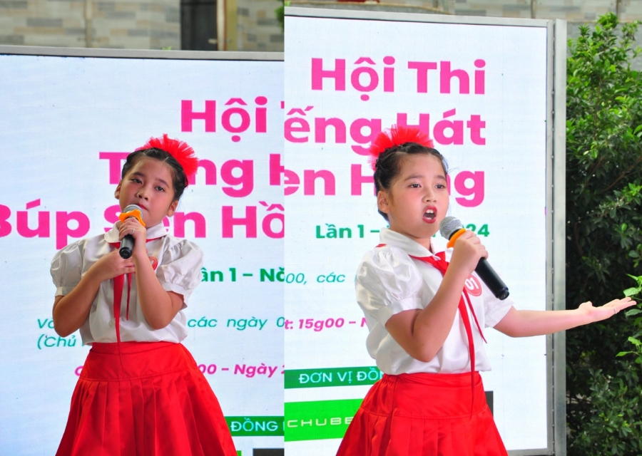 Gia Kỳ tham gia Hội thi tiếng hát Búp Sen Hồng năm 2023
