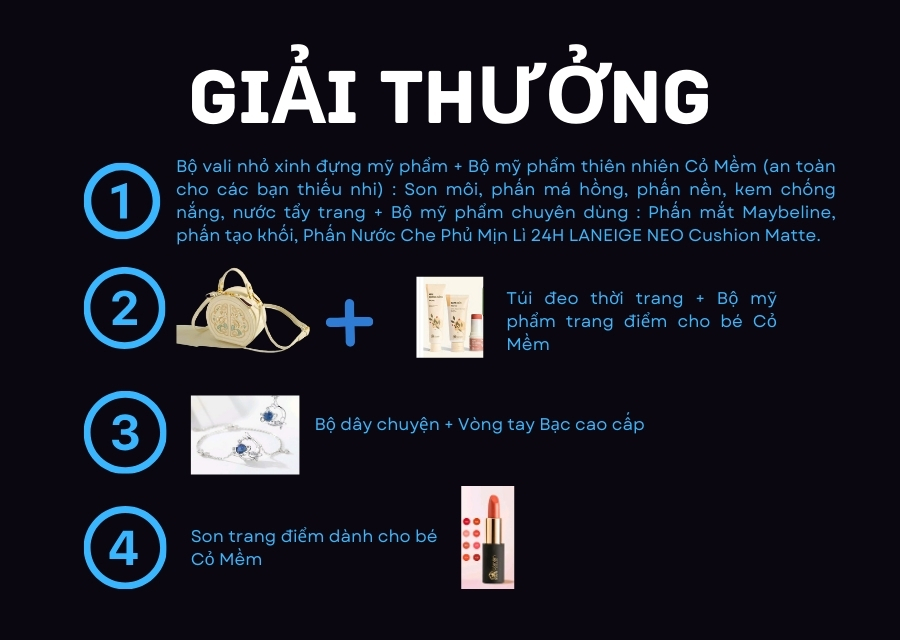 Tất cả thí sinh tham gia đều nhận được quà lưu niệm