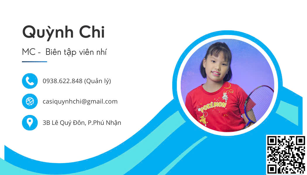 Biên tập viên nhí Quỳnh Chi